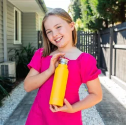 Montii Original Drink Bottle | Pineapple 600 ML -Cheap Baby Products Store montii co stainless steel drink bottle pineapple 600ml 488457 1202x1194