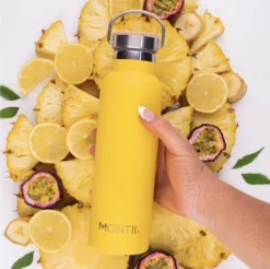 Montii Original Drink Bottle | Pineapple 600 ML -Cheap Baby Products Store montii co stainless steel drink bottle pineapple 600ml 791326 695x693