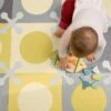 Skip Hop Playspot Interlocking Foam Tiles | Gold &amp; Cream